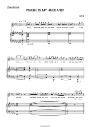 Sheet music, chords Raye - WHERE IS MY HUSBAND!