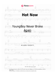 Sheet music, chords YoungBoy Never Broke Again - Hot Now