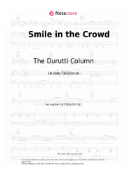 Sheet music, chords The Durutti Column - Smile in the Crowd