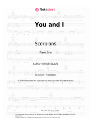 undefined Scorpions - You and I