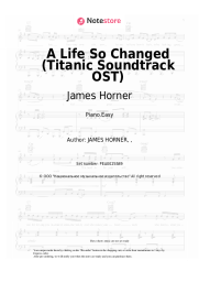 undefined James Horner - A Life So Changed (Titanic Soundtrack OST)