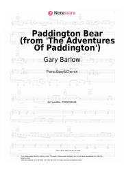 Sheet music, chords Gary Barlow - Paddington Bear (from 'The Adventures Of Paddington')