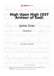 Sheet music, chords Jackie Chan - High Upon High (OST Armour of God)