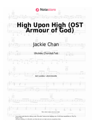 Sheet music, chords Jackie Chan - High Upon High (OST Armour of God)