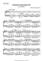 undefined Frederic Chopin - Fantaisie Impromptu, Op. 66