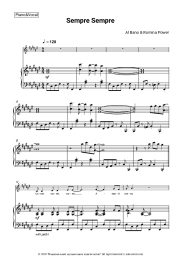 Sheet music, chords Al Bano & Romina Power - Sempre sempre (Siempre siempre)