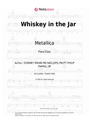 Sheet music, chords Metallica - Whiskey in the Jar