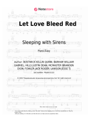 undefined Sleeping with Sirens - Let Love Bleed Red