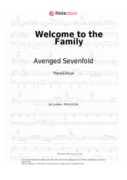 undefined Avenged Sevenfold - Welcome to the Family