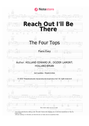 Sheet music, chords The Four Tops - Reach Out I'll Be There
