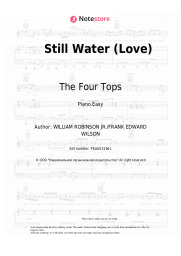 Sheet music, chords The Four Tops - Still Water (Love)