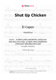Sheet music, chords El Capon - Shut Up Chicken