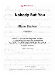 undefined Blake Shelton, Gwen Stefani - Nobody But You