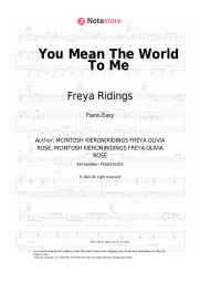 undefined Freya Ridings - You Mean The World To Me