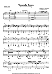 Sheet music, chords Melanie Thornton - Wonderful Dream (Holidays Are Coming)