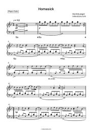 Sheet music, chords Ilse DeLange - Homesick