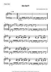 Sheet music, chords Die Fantastischen Vier - Die da!?!