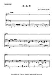 Sheet music, chords Die Fantastischen Vier - Die da!?!