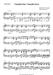 Sheet music, chords Middle Of The Road - Tweedle Dee Tweedle Dum