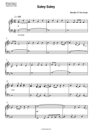 Sheet music, chords Middle Of The Road - Soley Soley