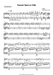 Sheet music, chords Indila - Tourner Dans Le Vide