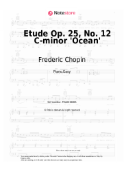 undefined Frederic Chopin - Etude Op. 25, No. 12 C-minor 'Ocean'