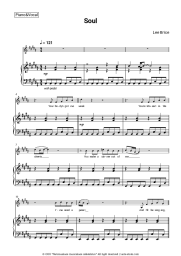 Sheet music, chords Lee Brice - Soul