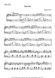 Sheet music, chords Dj Regard, Raye - Secrets