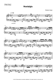Sheet music, chords Francis Goya - Nostalgia
