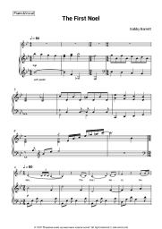 Sheet music, chords Gabby Barrett - The First Noel