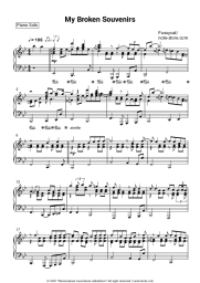 Sheet music, chords Pussycat - My Broken Souvenirs