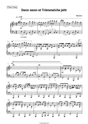 Sheet music, chords Räuber - Denn wenn et Trömmelche jeht