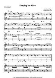 Sheet music, chords Jonathan Roy - Keeping Me Alive