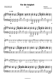 Sheet music, chords Räuber - Für die Iwigkeit