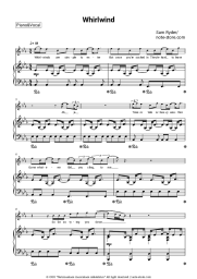 Sheet music, chords Sam Ryder - Whirlwind