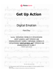 Sheet music, chords Digital Emotion - Get Up Action