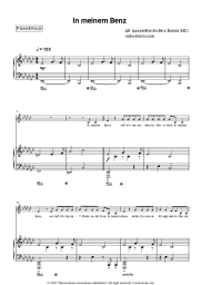 Sheet music, chords AK AusserKontrolle, Bonez MC - In meinem Benz