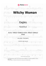 Sheet music, chords Eagles - Witchy Woman