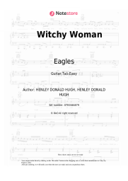 Sheet music, chords Eagles - Witchy Woman