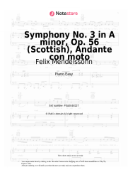 undefined Felix Mendelssohn - Symphony No. 3 in A minor, Op. 56 (Scottish), Andante con moto