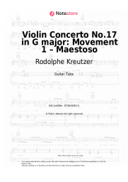 undefined Rodolphe Kreutzer - Violin Concerto No.17 in G major: Movement 1 – Maestoso