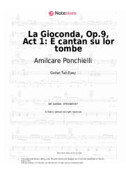 undefined Amilcare Ponchielli - La Gioconda, Op.9, Act 1: E cantan su lor tombe