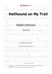 Sheet music, chords Robert Johnson - Hellhound on My Trail