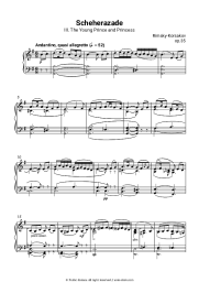 undefined Rimsky-Korsakov - Scheherazade, Op. 35: III. The Young Prince and Princess