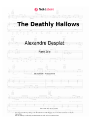 Sheet music, chords Alexandre Desplat - The Deathly Hallows