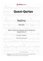 Sheet music, chords NaZima - Qusni-Qorlan