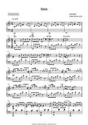 Sheet music, chords Jamala - Solo