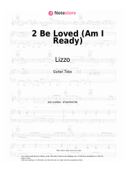 Sheet music, chords Lizzo - 2 Be Loved (Am I Ready)