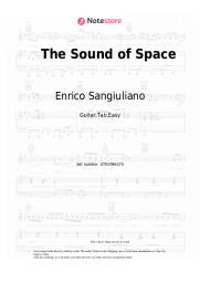 Sheet music, chords Enrico Sangiuliano - The Sound of Space