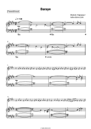 Sheet music, chords Shervin Hajipour - Baraye